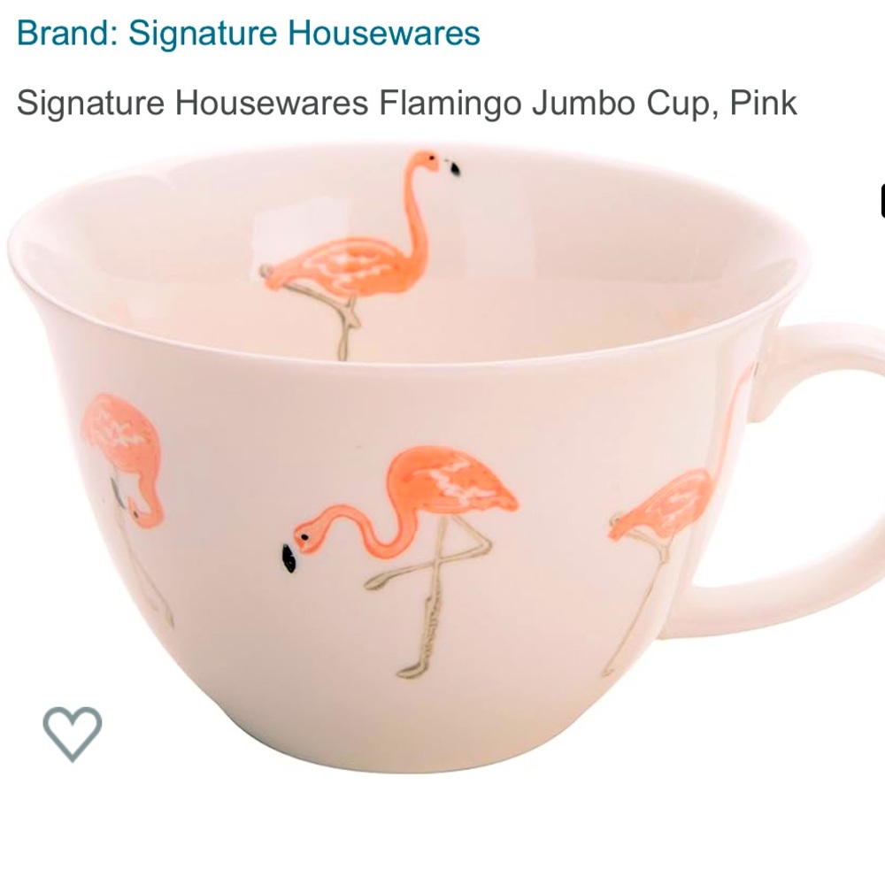 ⭐️ Host pick! Beautiful Flamingo 🦩 mug by Signature Housewares Inc. 20oz
